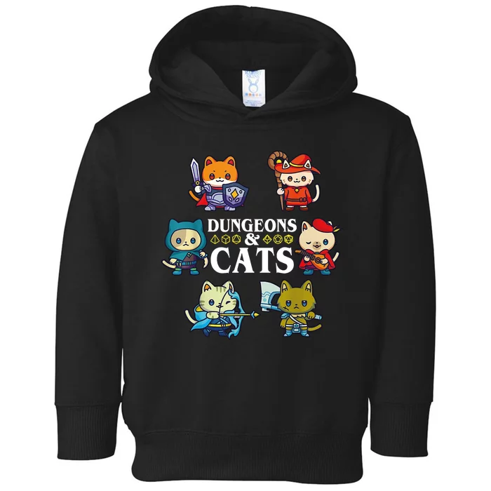 Dungeons And Cats Toddler Hoodie