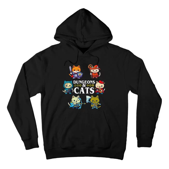 Dungeons And Cats Tall Hoodie