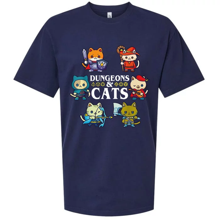 Dungeons And Cats Sueded Cloud Jersey T-Shirt