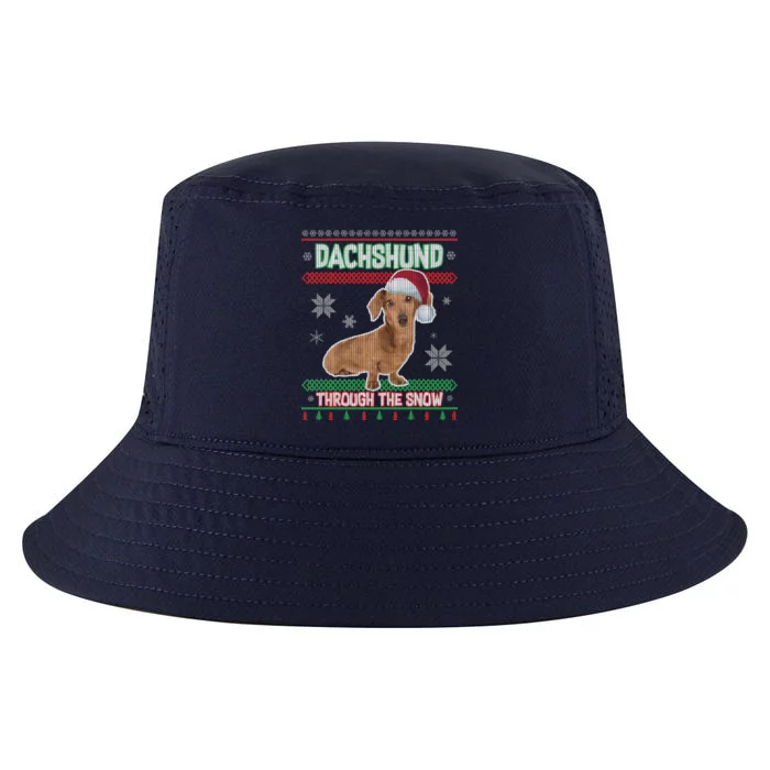 Dachshund Dog Funny Wiener Ugly Christmas Cool Comfort Performance Bucket Hat