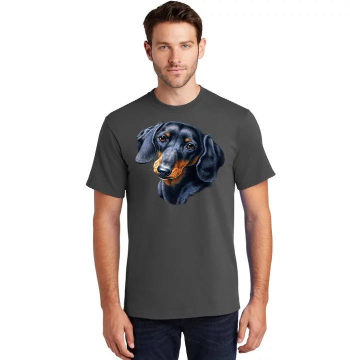 Dachshund Face Tall T-Shirt