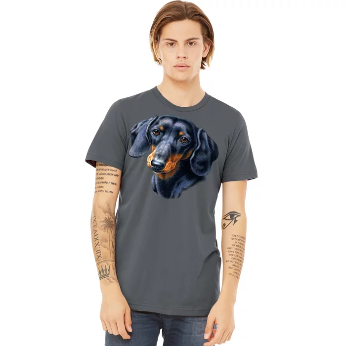 Dachshund Face Premium T-Shirt