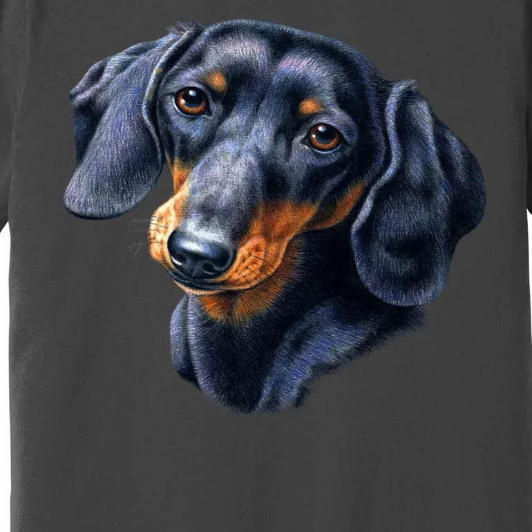 Dachshund Face Premium T-Shirt