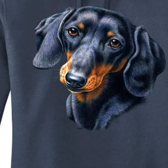 Dachshund Face Women's Pullover Hoodie