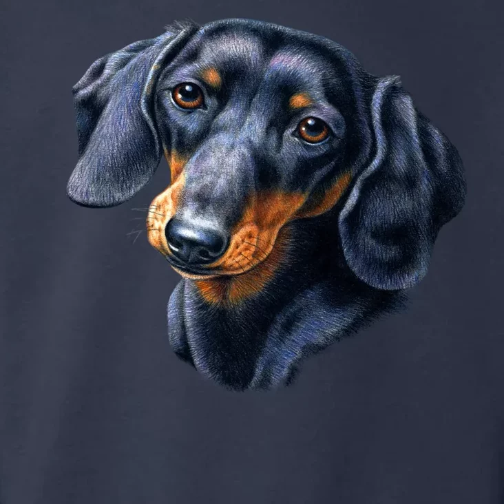 Dachshund Face Toddler Hoodie