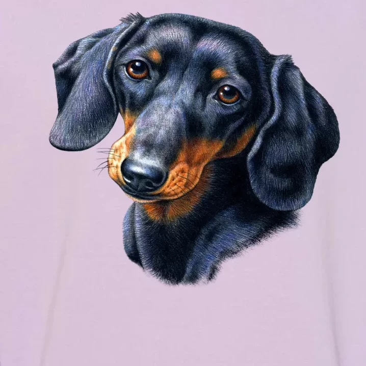 Dachshund Face Garment-Dyed Sweatshirt