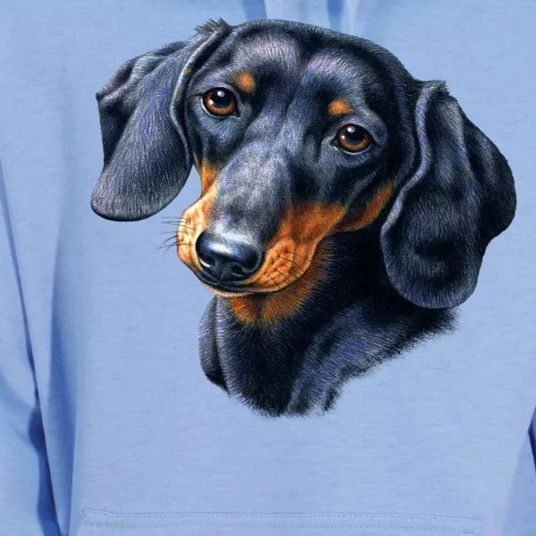 Dachshund Face Unisex Surf Hoodie