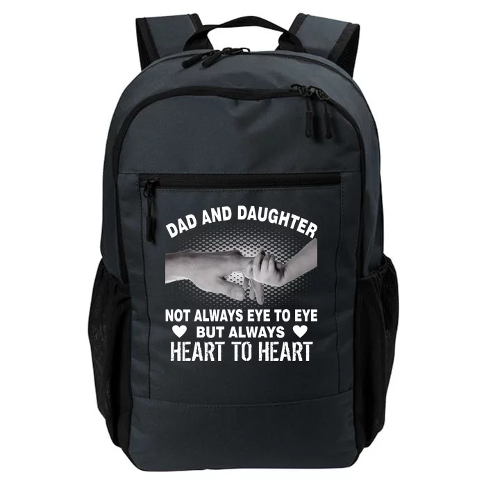 Dad And Daughter Always Heart To Heart Daily Commute Backpack