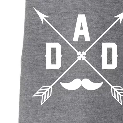 Dad Arrows Of Fatherhood Doggie 3-End Fleece Hoodie