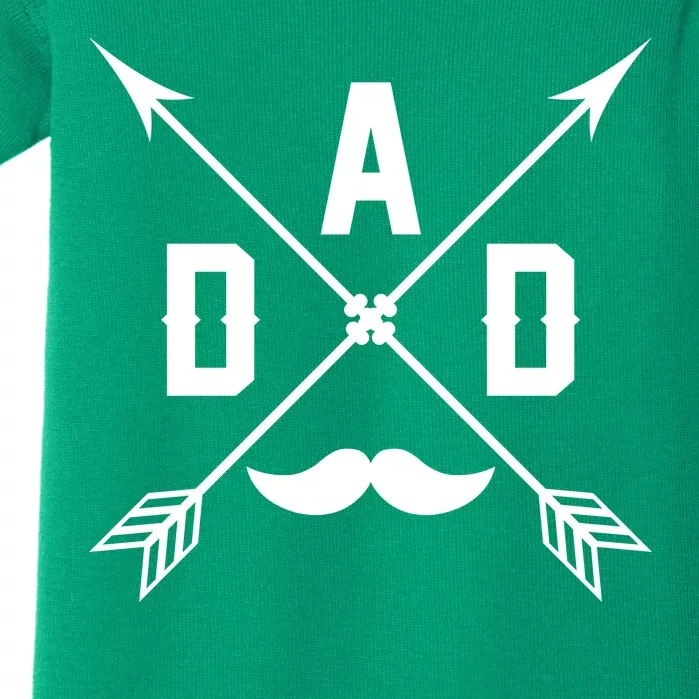 Dad Arrows Of Fatherhood Baby Bodysuit