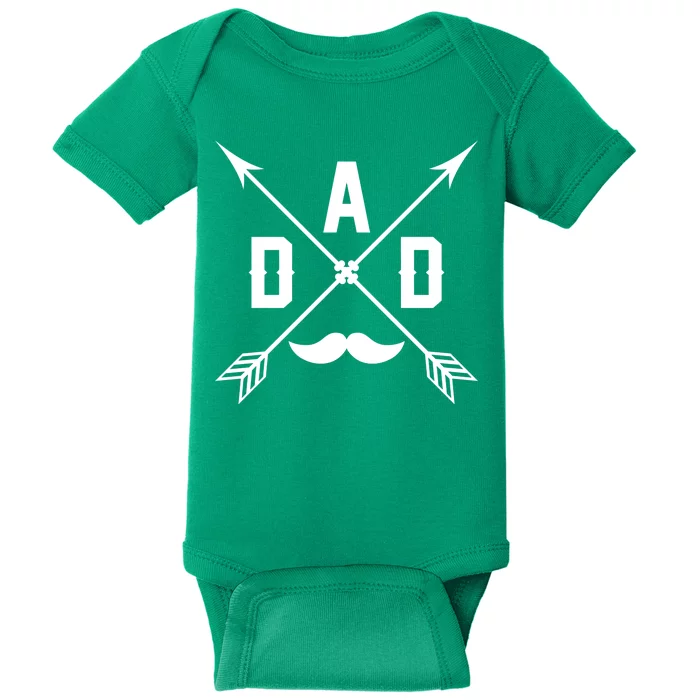 Dad Arrows Of Fatherhood Baby Bodysuit