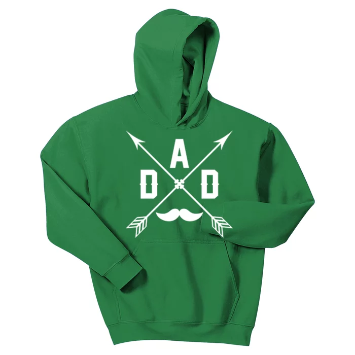 Dad Arrows Of Fatherhood Kids Hoodie