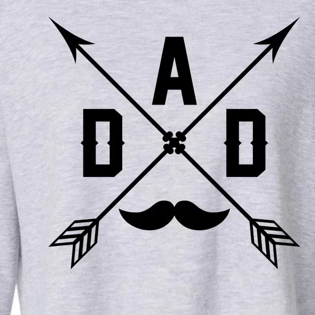 Dad Arrows Of Fatherhood Cropped Pullover Crew