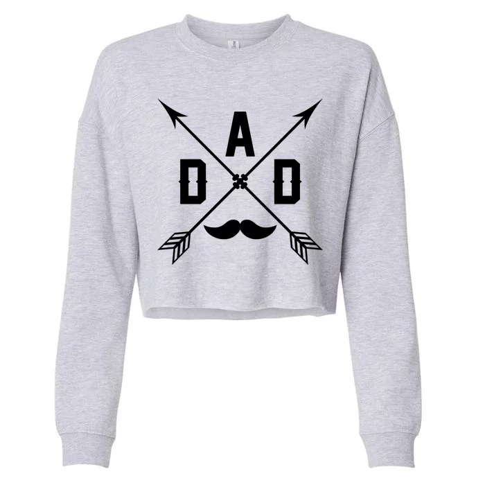 Dad Arrows Of Fatherhood Cropped Pullover Crew