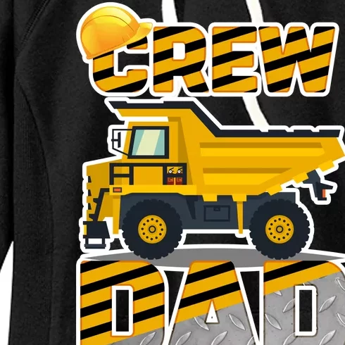 Dad Birthday Crew Construction Party Women's Fleece Hoodie