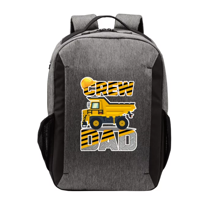 Dad Birthday Crew Construction Party Vector Backpack