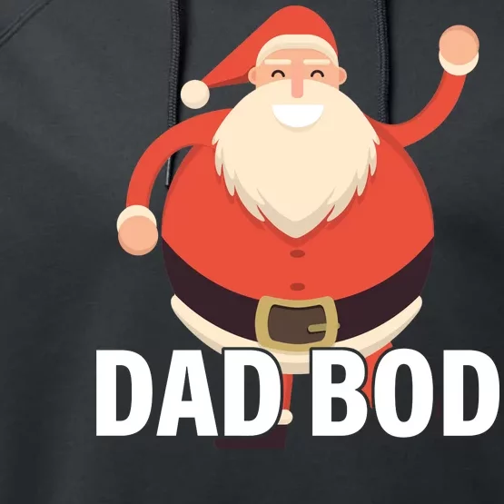 Dad Bod Santa Claus Christmas Performance Fleece Hoodie