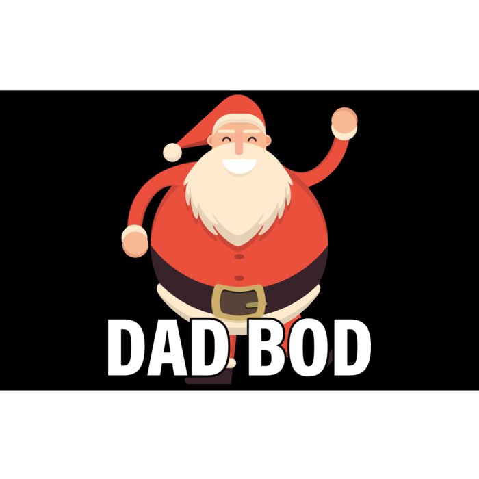 Dad Bod Santa Claus Christmas Bumper Sticker