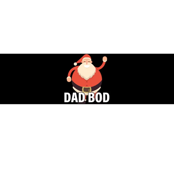 Dad Bod Santa Claus Christmas Bumper Sticker