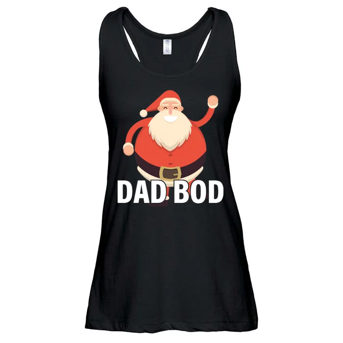 Dad Bod Santa Claus Christmas Ladies Essential Flowy Tank