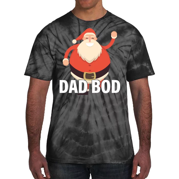 Dad Bod Santa Claus Christmas Tie-Dye T-Shirt