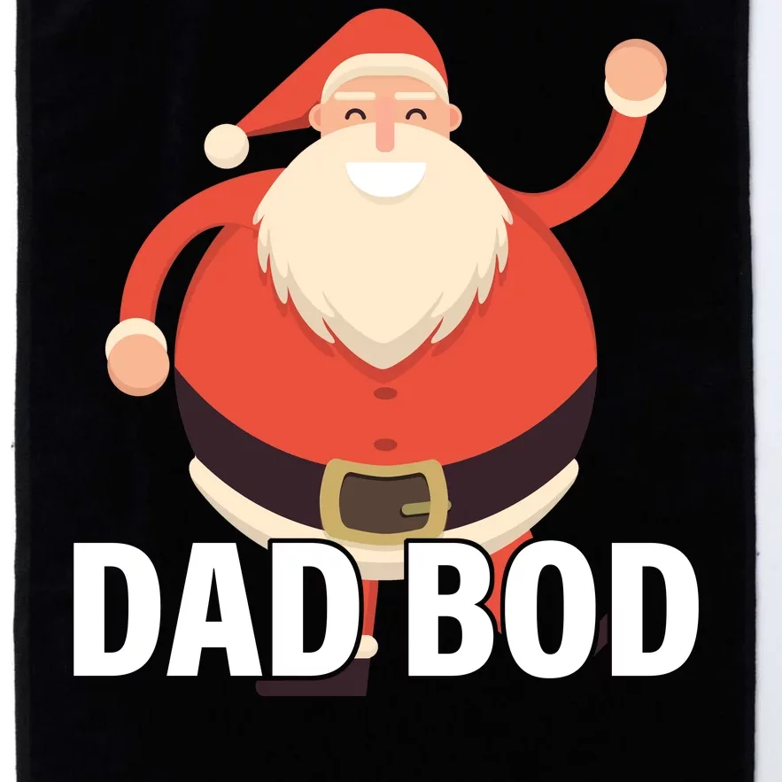 Dad Bod Santa Claus Christmas Platinum Collection Golf Towel