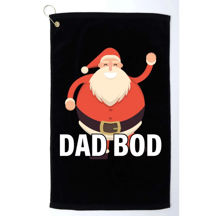 Dad Bod Santa Claus Christmas Platinum Collection Golf Towel