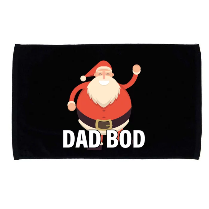 Dad Bod Santa Claus Christmas Microfiber Hand Towel