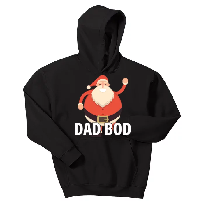 Dad Bod Santa Claus Christmas Kids Hoodie