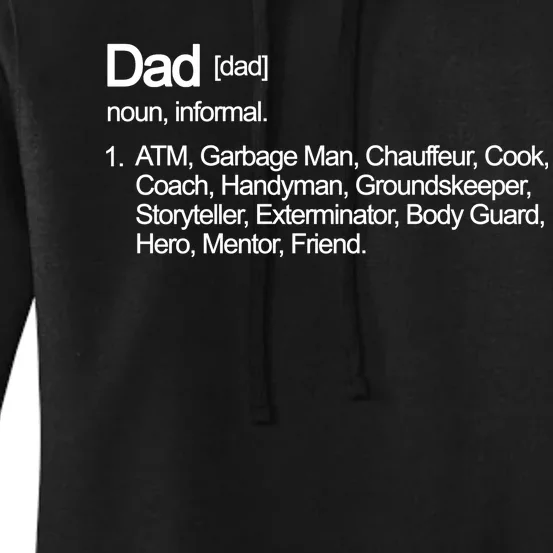 Dad Definition Of All Things Women's Pullover Hoodie