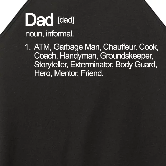 Dad Definition Of All Things Women’s Perfect Tri Rocker Tank