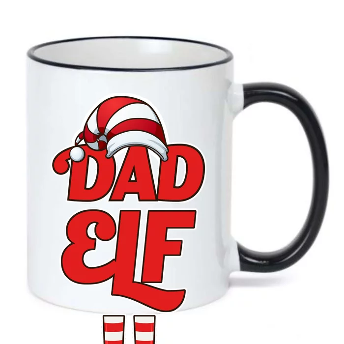 Dad Elf Black Color Changing Mug