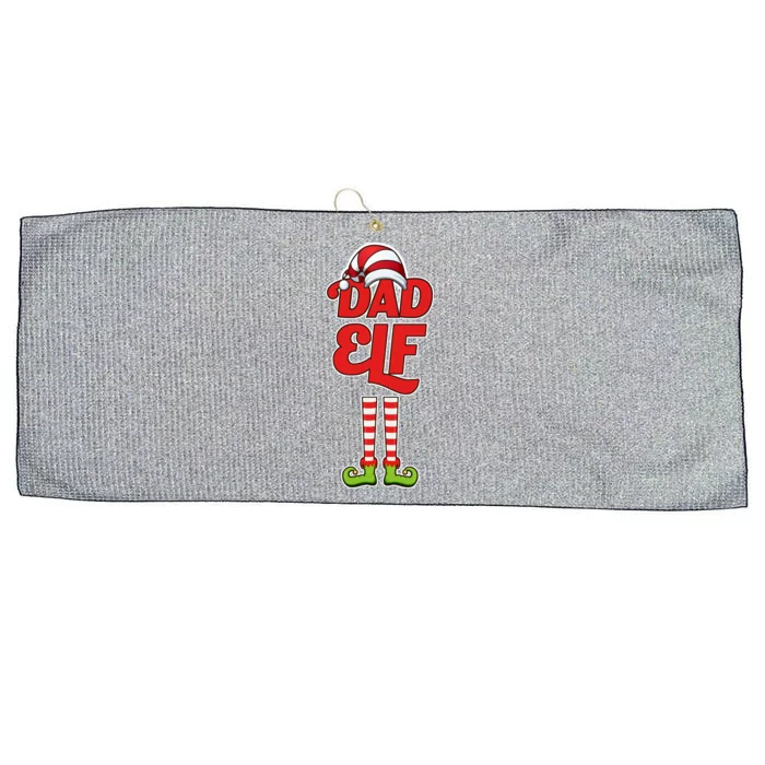 Dad Elf Large Microfiber Waffle Golf Towel