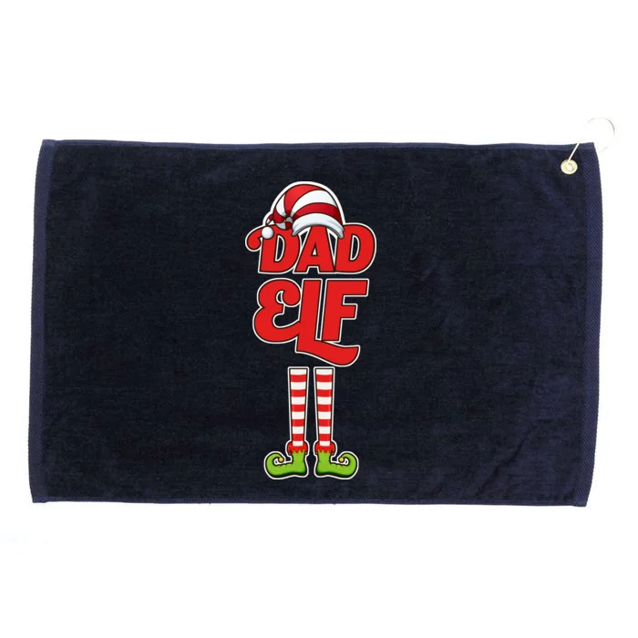 Dad Elf Grommeted Golf Towel