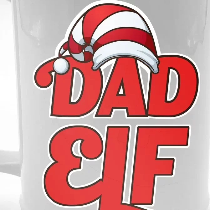 Dad Elf Front & Back Beer Stein