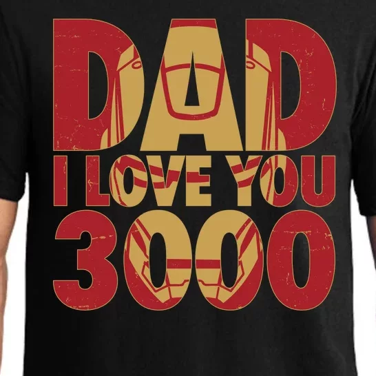 Dad I Love You 3000 Superhero Father's Day Pajama Set