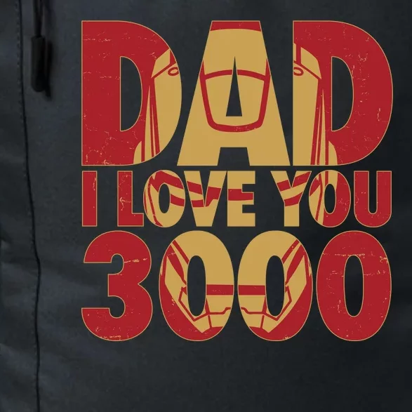 Dad I Love You 3000 Superhero Father's Day Daily Commute Backpack