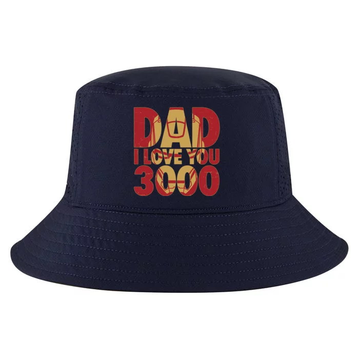 Dad I Love You 3000 Superhero Father's Day Cool Comfort Performance Bucket Hat