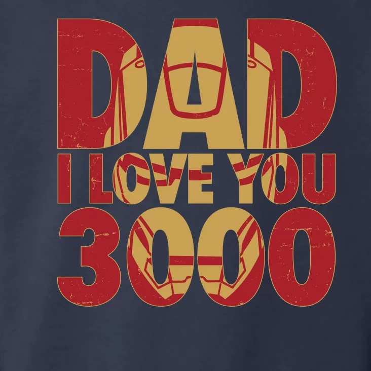 Dad I Love You 3000 Superhero Father's Day Toddler Hoodie