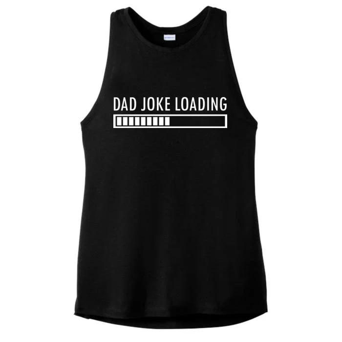 Dad Joke Loading Ladies Tri-Blend Wicking Tank