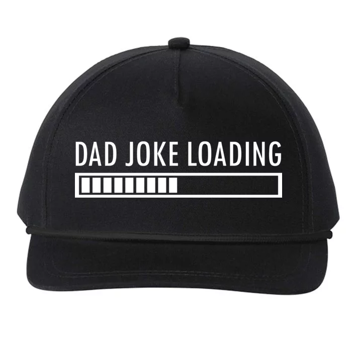 Dad Joke Loading Snapback Five-Panel Rope Hat