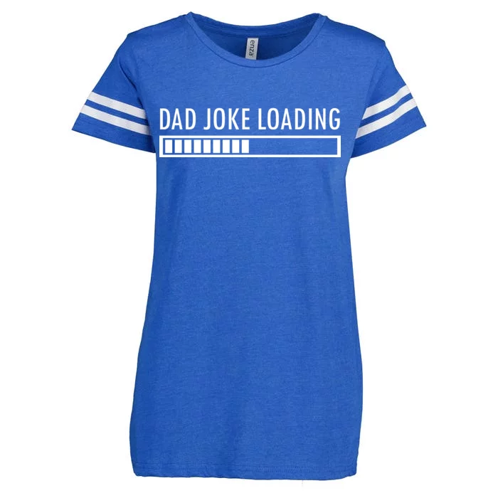 Dad Joke Loading Enza Ladies Jersey Football T-Shirt