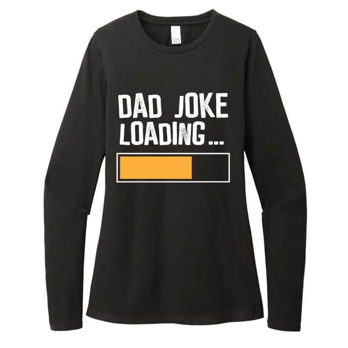 Dad Joke Loading Funny Style Womens CVC Long Sleeve Shirt