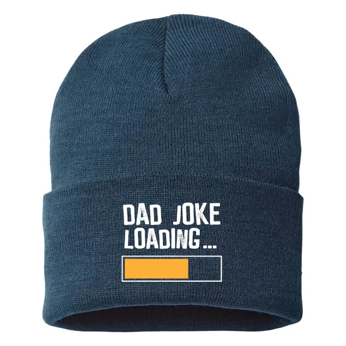 Dad Joke Loading Funny Style Sustainable Knit Beanie