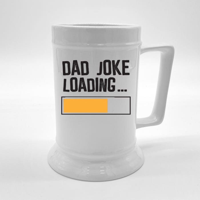 Dad Joke Loading Funny Style Front & Back Beer Stein