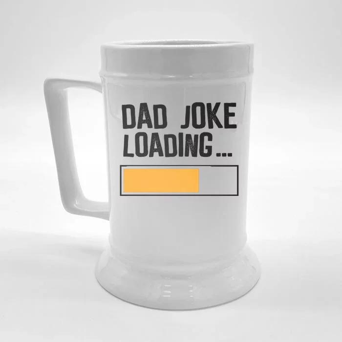 Dad Joke Loading Funny Style Front & Back Beer Stein