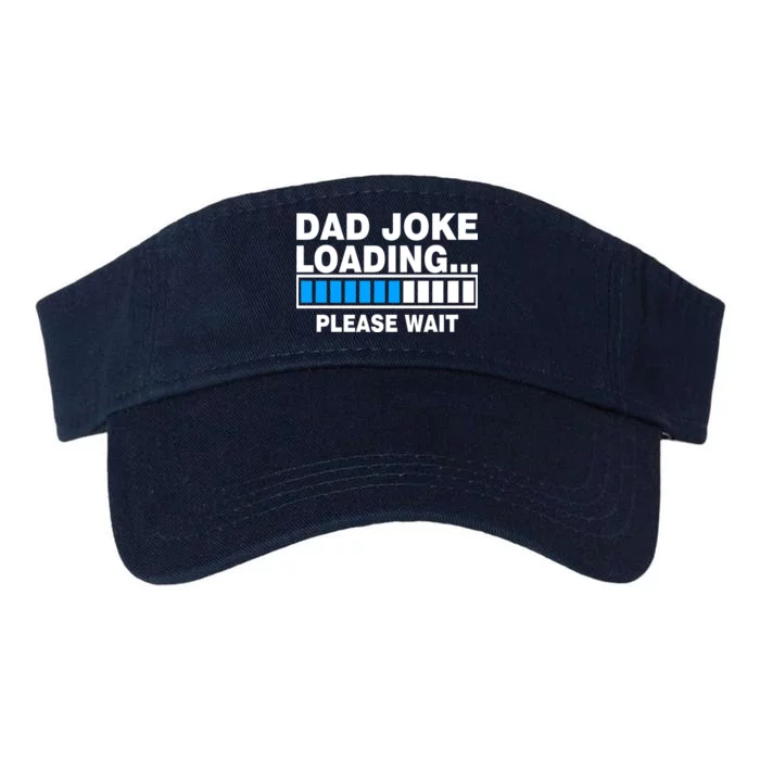 Dad Joke Loading Please Wait Valucap Bio-Washed Visor