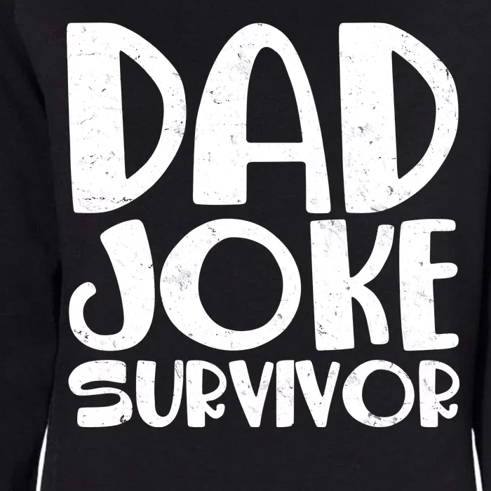 Dad Joke Survivor Womens California Wash Sweatshirt