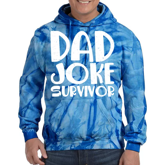 Dad Joke Survivor Tie Dye Hoodie