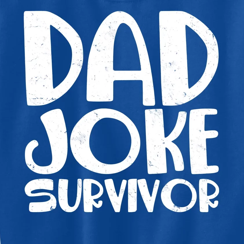 Dad Joke Survivor Kids Sweatshirt